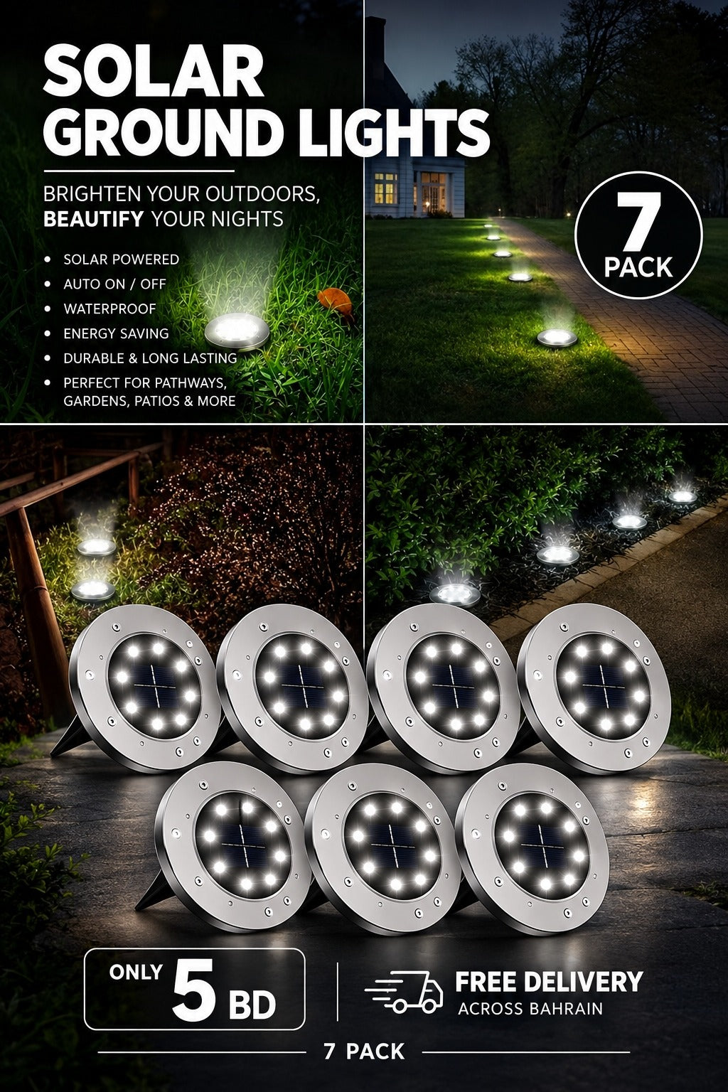 Outdoor Solar Ground Lights